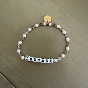 Little Words Project “Courage” beaded bracelet. Size S/M
